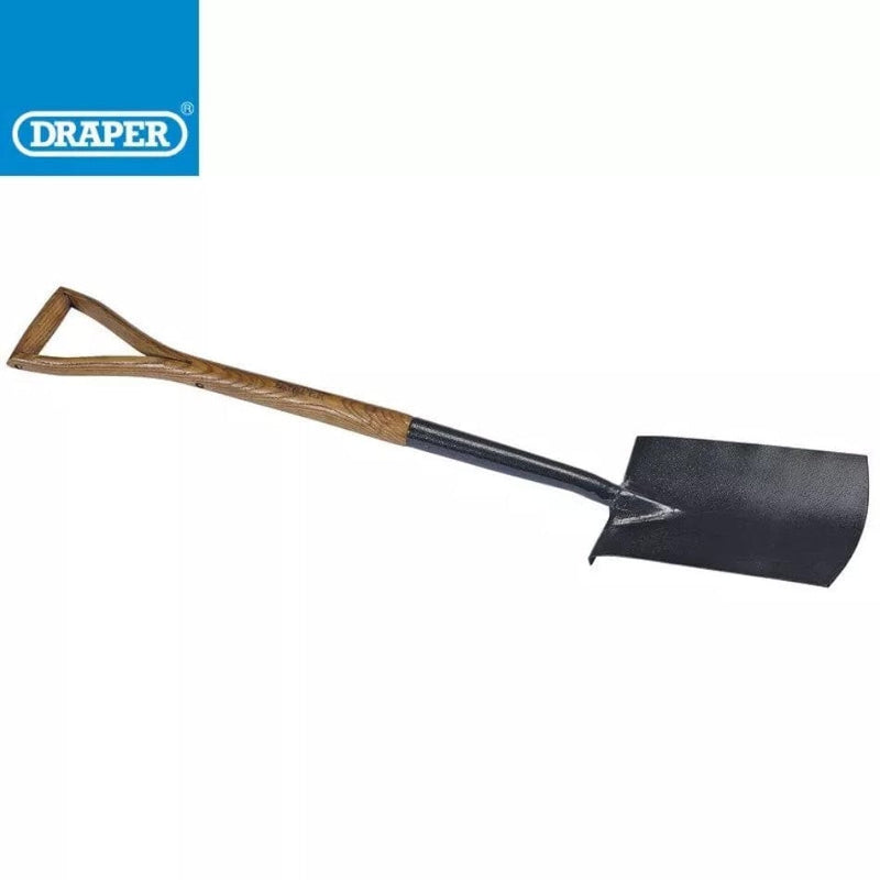 tooltime Digging Spade Draper - Carbon Steel Digging Spade Ash Handle Gardeners DIY