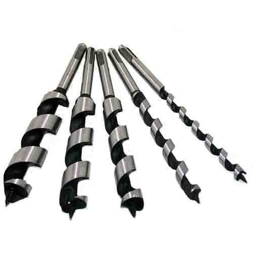 tooltime Drill & Screwdriver Bits 5 Pc Sds+ Wood Auger Drill Bit Set 10Mm 13mm 19mm 22mm 25mm Bits