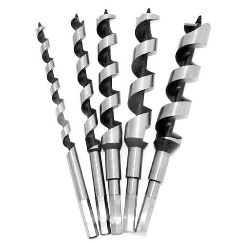 tooltime-E Drill Bits 5 Pack Industrial Pro Auger Hex Wood Drill Drills Bits Set 10Mm - 25Mm