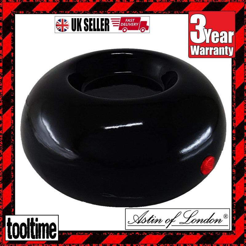 tooltime Electric Aroma Fragrance Diffuser Oil Burner Wax Tart Melter Ceramic Black Gloss