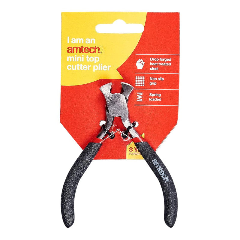 tooltime End Cutting Mini Pliers 110mm End Cutting Mini Pliers With Spring - Amtech