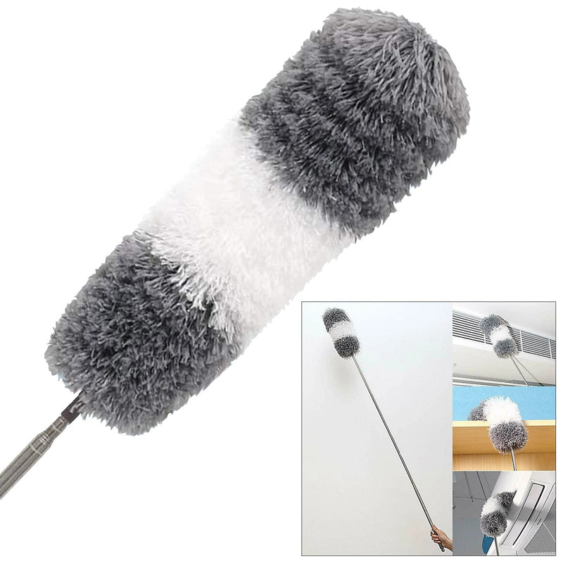 tooltime Feather Duster Telescopic Extendable Feather Duster Microfibre Cleaning Brush | 80-250cm