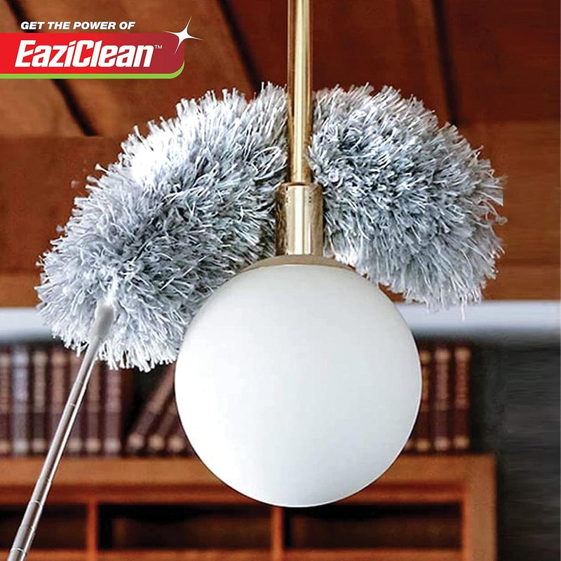 tooltime Feather Duster Telescopic Extendable Feather Duster Microfibre Cleaning Brush | 80-250cm