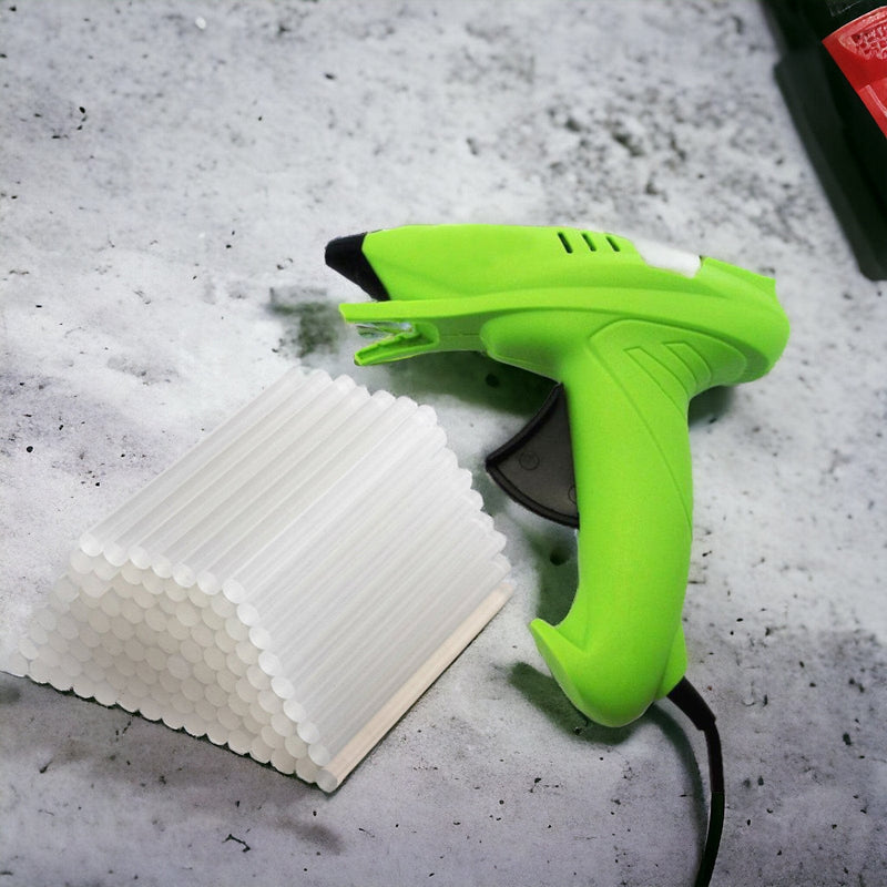 tooltime Glue Gun GLUE GUN PRO 10W ELECTRIC HOT MELT MINI  + 100 GLUE STICKS