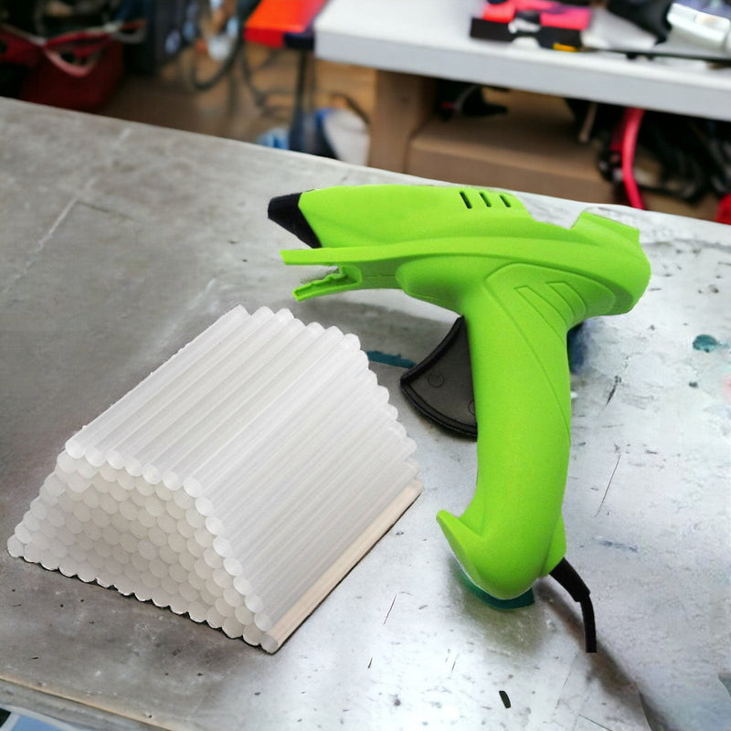 tooltime Glue Gun GLUE GUN PRO 10W ELECTRIC HOT MELT MINI  + 100 GLUE STICKS