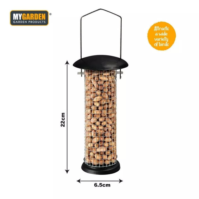 tooltime Hanging Bird Feeder Metal Hanging Nut Feeder Bird Feeding Station Outdoor Garden