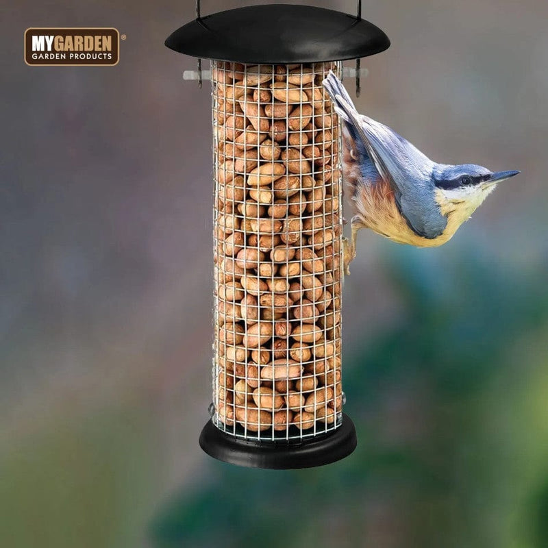 tooltime Hanging Bird Feeder Metal Hanging Nut Feeder Bird Feeding Station Outdoor Garden