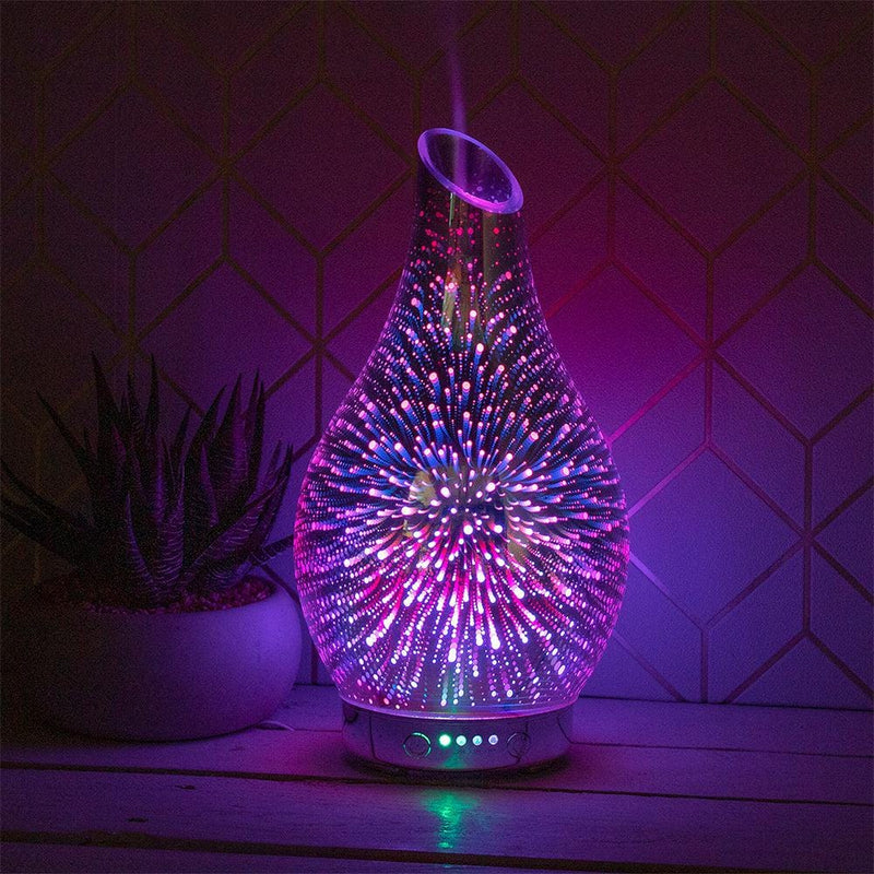 tooltime Humidifiers Aroma Lamp Humidifier Scented Oil Diffuser Colour Changing - Choice Of Design