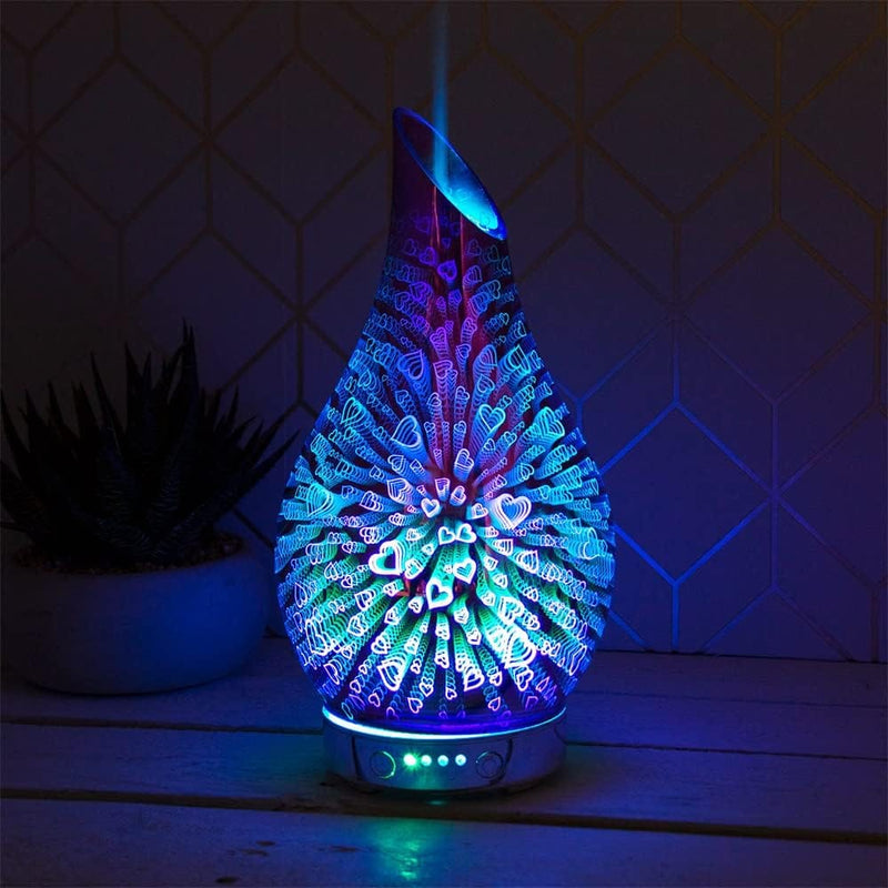 tooltime Humidifiers Aroma Lamp Humidifier Scented Oil Diffuser Colour Changing - Choice Of Design