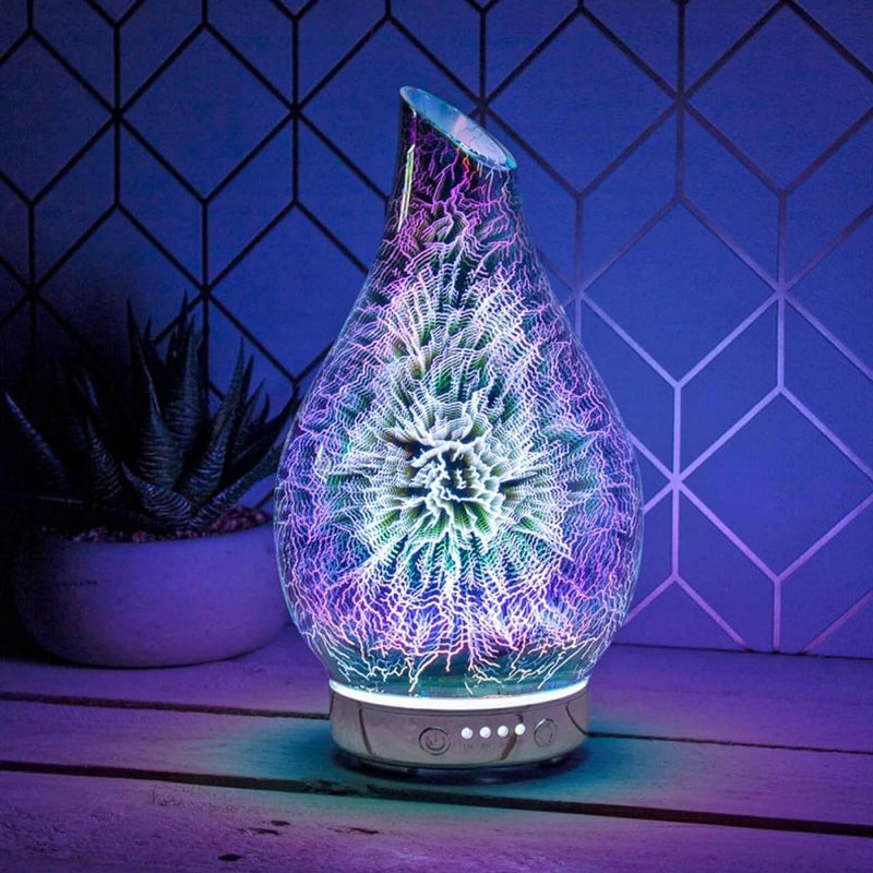 tooltime Humidifiers Aroma Lamp Humidifier Scented Oil Diffuser Colour Changing - Choice Of Design