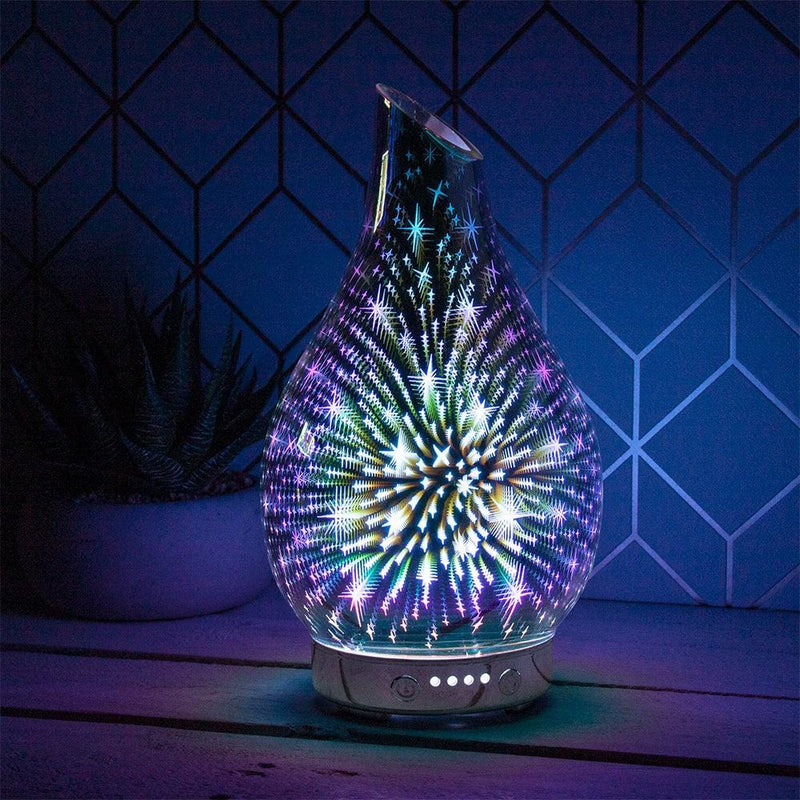 tooltime Humidifiers Aroma Lamp Humidifier Scented Oil Diffuser Colour Changing - Choice Of Design