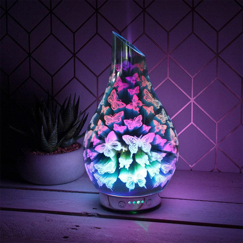 tooltime Humidifiers Aroma Lamp Humidifier Scented Oil Diffuser Colour Changing - Choice Of Design