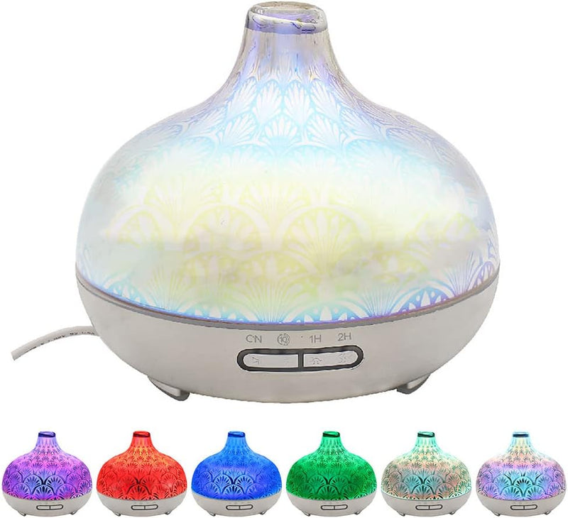 tooltime Humidifiers Ultrasonic Diffuser Humidifier Scented Oil Bluetooth Speaker - 3D Colour Change