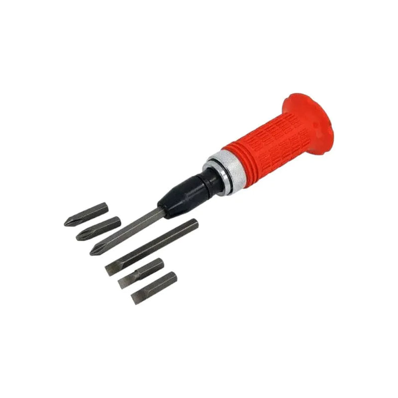 tooltime Impact Screwdriver Set 8PC Impact Screwdriver Set 1/2" Drive Bit Adaptor Flat Philips Bits Neilsen