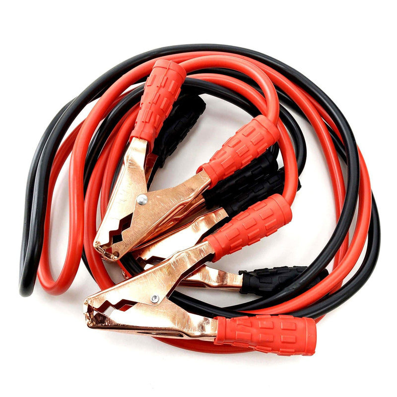 tooltime Jump Leads 2.5 Metre Jump Leads Heavy Duty 400 Amp Car Van Battery Booster Starter Cables