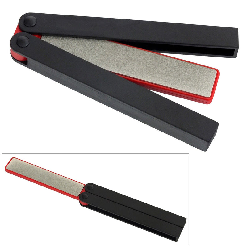 tooltime Knife Sharpener Knife Sharpener Sharpening Stone Diamond Folding Whetstone Handheld