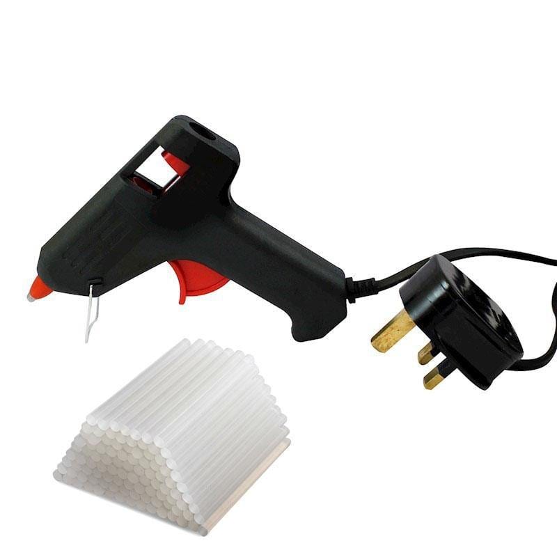 tooltime Mini Glue Gun Electric + 50 Hot Melt Glue Sticks