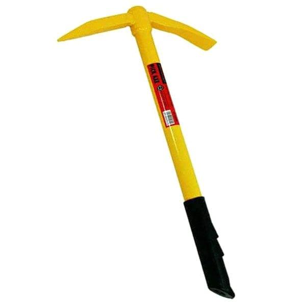 tooltime Mini Mattock Pick Axe Mini Pick Axe Mattock Micro Pickaxe 440mm Soft Grip Garden Gardening Hand Tool