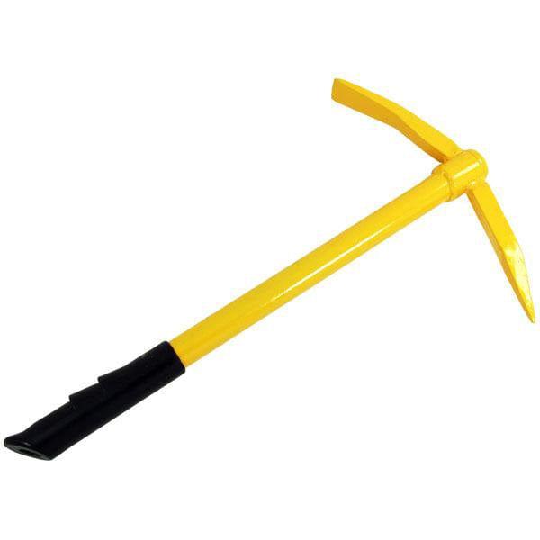 tooltime Mini Mattock Pick Axe Mini Pick Axe Mattock Micro Pickaxe 440mm Soft Grip Garden Gardening Hand Tool