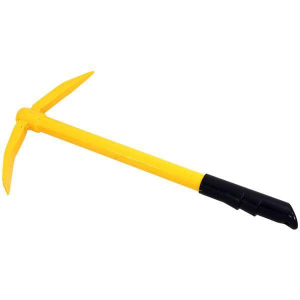 tooltime Mini Mattock Pick Axe Mini Pick Axe Mattock Micro Pickaxe 440mm Soft Grip Garden Gardening Hand Tool