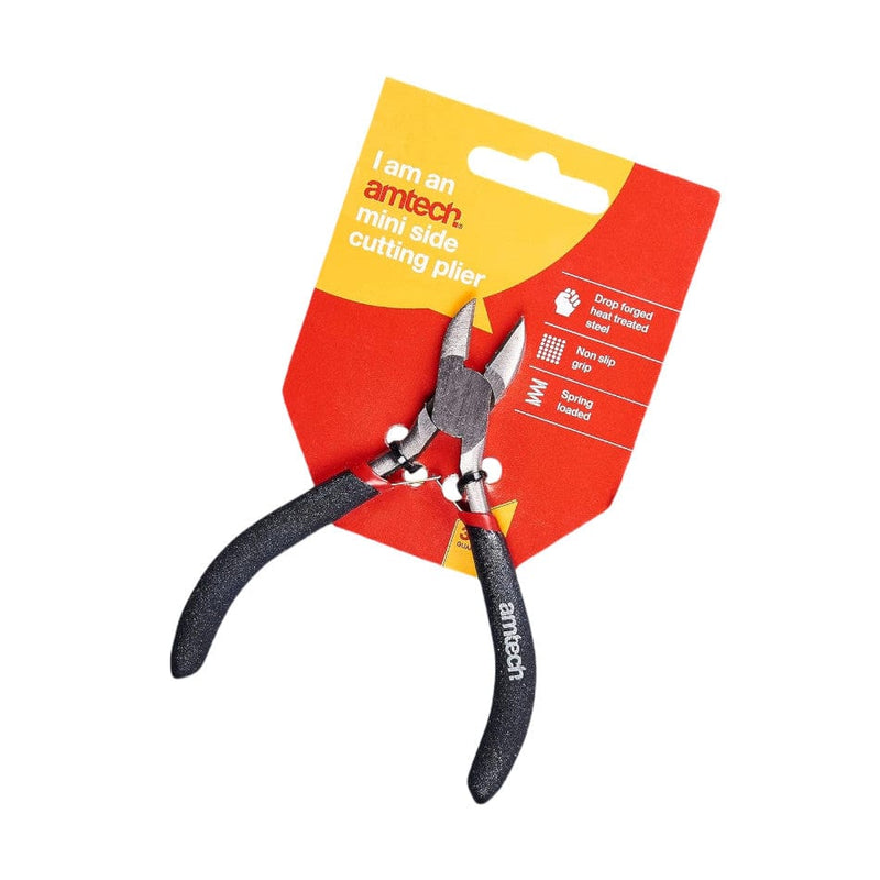 tooltime Mini Side Cutting Pliers 110mm Mini Side Cutting Pliers With Spring - Amtech