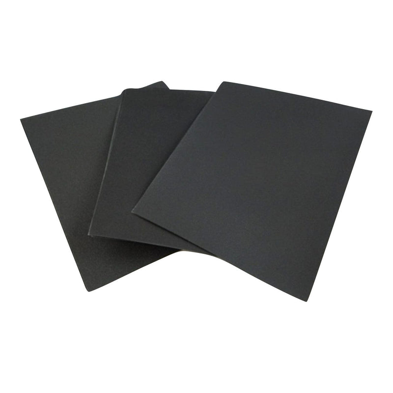 tooltime Sandpaper Wet Dry Sanding Sheets 10pk Assorted Grit - 80 180 280 400