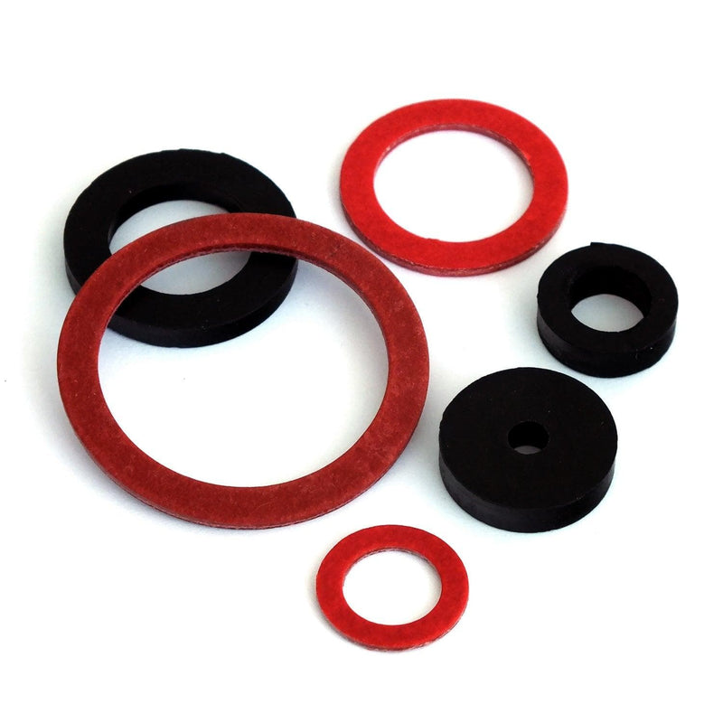 tooltime Sealing Washer Set 141pc Assorted Rubber & Fibre Washers in Case O Ring Seals