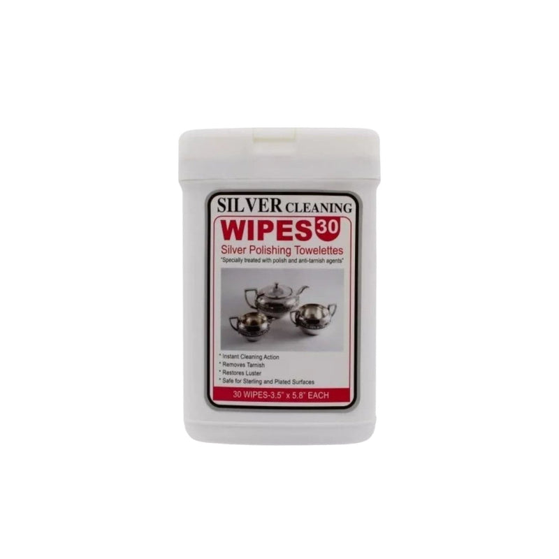 tooltime Silver Cleaning Wipes Silver Cleaning Polishing Wet Wipes Silver Trinkets - 60 Pack