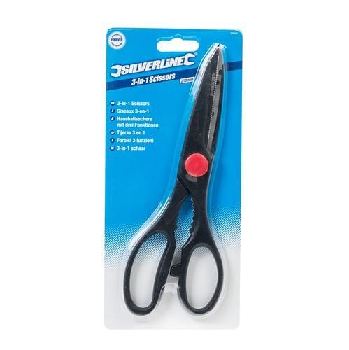 tooltime Silverline 200081 3-in-1 Scissors 210mm (8 ¼")