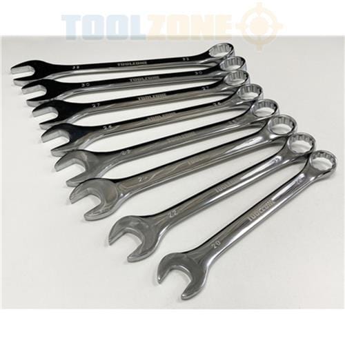 tooltime Spanners 8Pc Jumbo Spanners 20 22 24 25 26 27 30 32mm