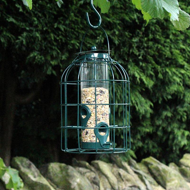 tooltime Squirrel Proof Hanging Garden Wild Bird Feeders - Seeds Peanuts Fat Balls