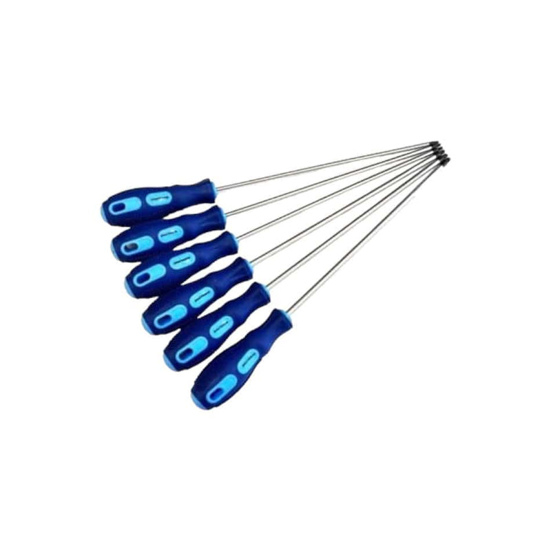 tooltime Star Screwdriver Set 6PC Star Screwdriver Set Magnetic Tip 250mm