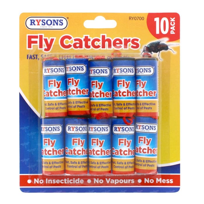 tooltime Sticky Fly Catchers 20pc Fly Catcher Paper Insect Killer Sticky Glue Tape Roll Bug Trap Poison Free