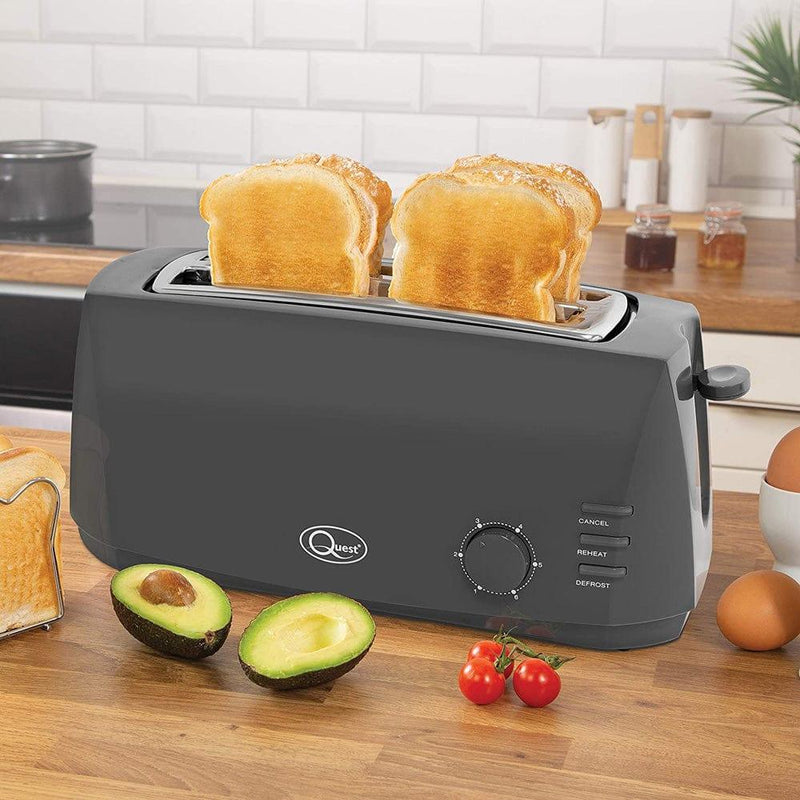 tooltime Toasters Toaster 2 Or 4 Slice Cool Touch Variable Browning Crumb Tray - Choice Of Colour