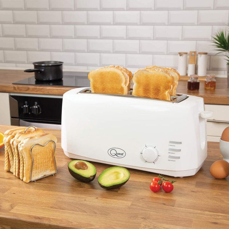 tooltime Toasters Toaster 2 Or 4 Slice Cool Touch Variable Browning Crumb Tray - Choice Of Colour