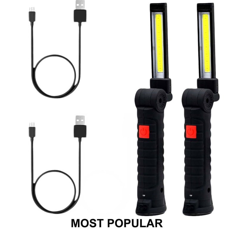 tooltime Torch Led Work Light Torch 3w Usb Rechargeable Cordless Inspection Lamp