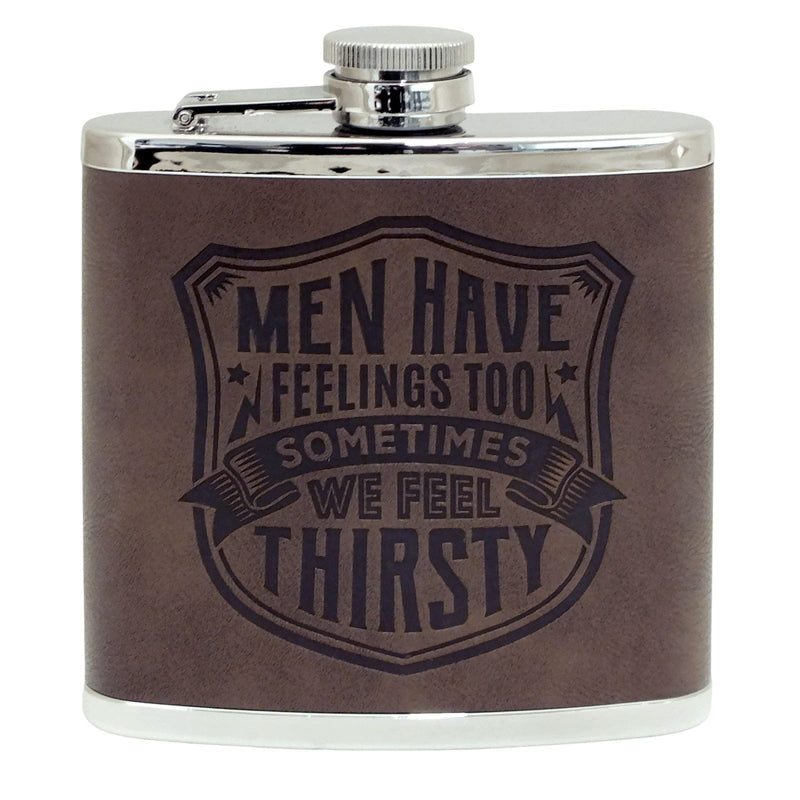 Top Bloke Hip Flask 125ml Hip Flask Christmas Gift for Men | Choice of 14 Mottos