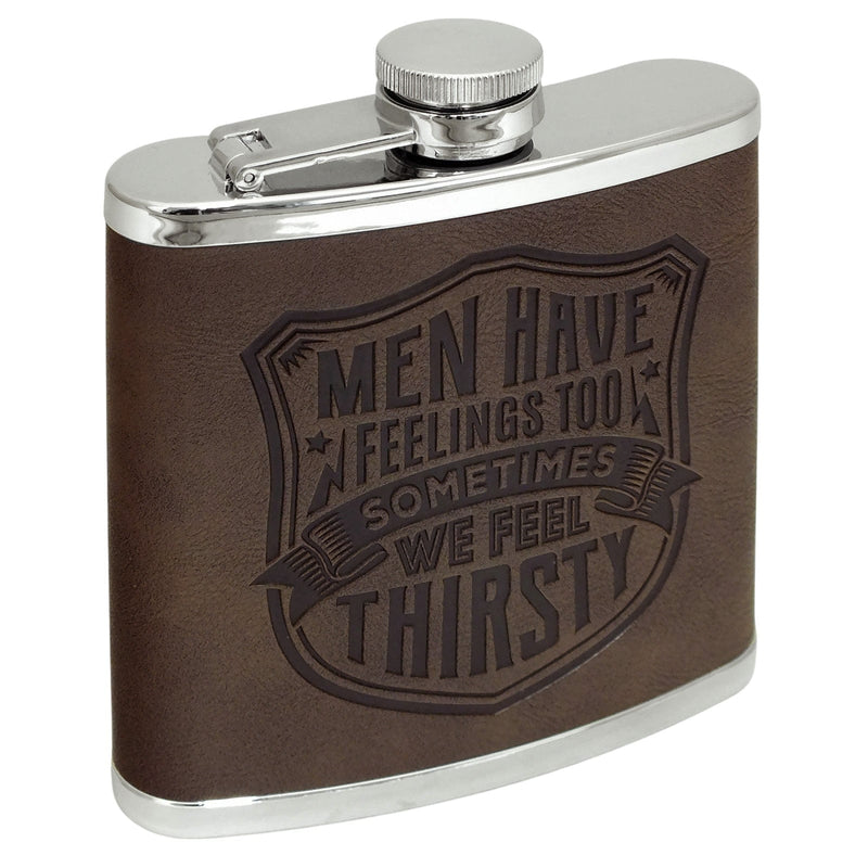 Top Bloke Hip Flask 125ml Hip Flask Christmas Gift for Men | Choice of 14 Mottos