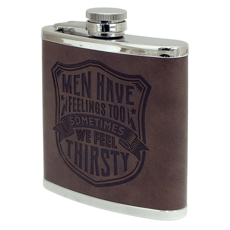 Top Bloke Hip Flask 125ml Hip Flask Christmas Gift for Men | Choice of 14 Mottos