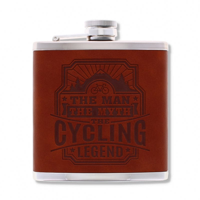 Top Bloke Hip Flask 125ml Hip Flask Christmas Gift for Men | Choice of 14 Mottos