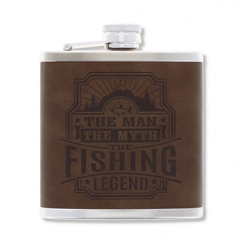 Top Bloke Hip Flask 125ml Hip Flask Christmas Gift for Men | Choice of 14 Mottos