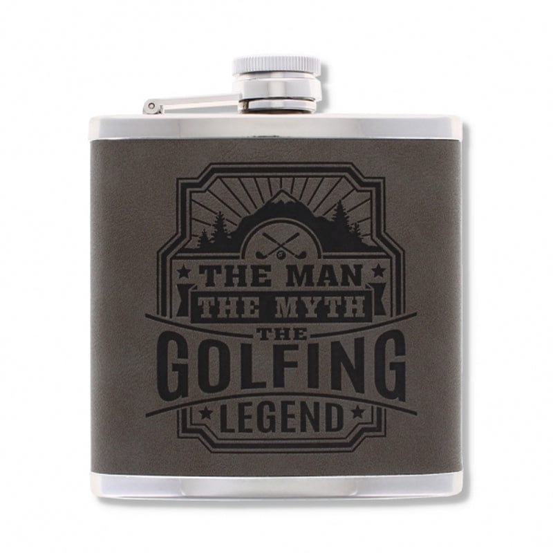 Top Bloke Hip Flask 125ml Hip Flask Christmas Gift for Men | Choice of 14 Mottos