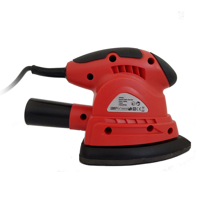 Voche Electric Detail Sander Voche 105W Electric Palm Detail Sander 36 Hook & Loop Sanding Sheets