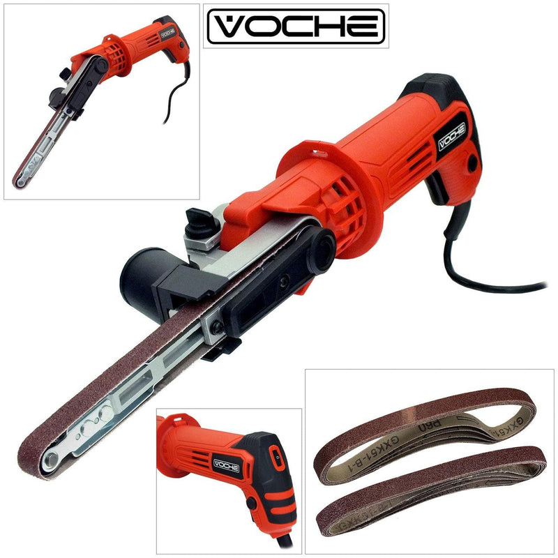 Voche Finger Belt Sander Power Electric File Sander Belt Finger  & Sanding Belts Voche 260w 13mm