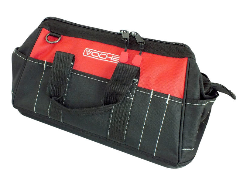 Voche Tool Bag Voche 16" Wide Opening 21 Pocket Tool Bag with Rigid Base and Shoulder Strap