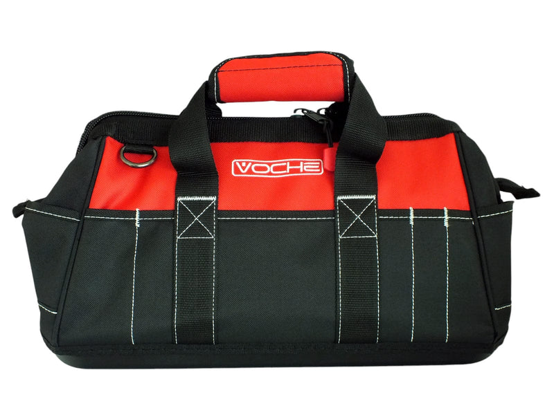 Voche Tool Bag Voche 16" Wide Opening 21 Pocket Tool Bag with Rigid Base and Shoulder Strap