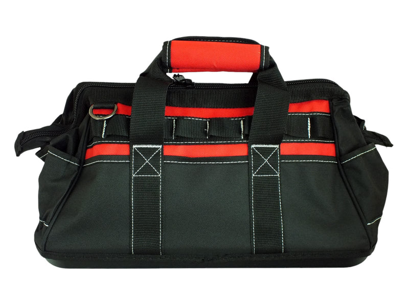 Voche Tool Bag Voche 16" Wide Opening 21 Pocket Tool Bag with Rigid Base and Shoulder Strap