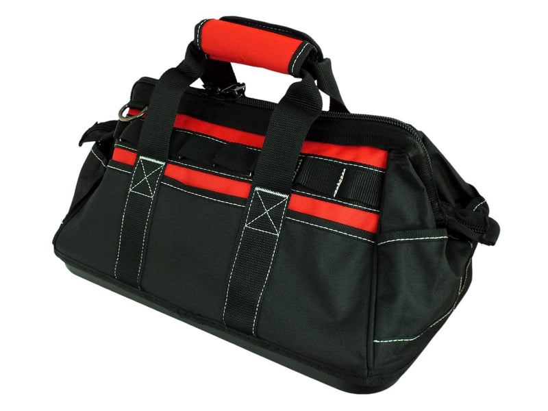 Voche Tool Bag Voche 16" Wide Opening 21 Pocket Tool Bag with Rigid Base and Shoulder Strap