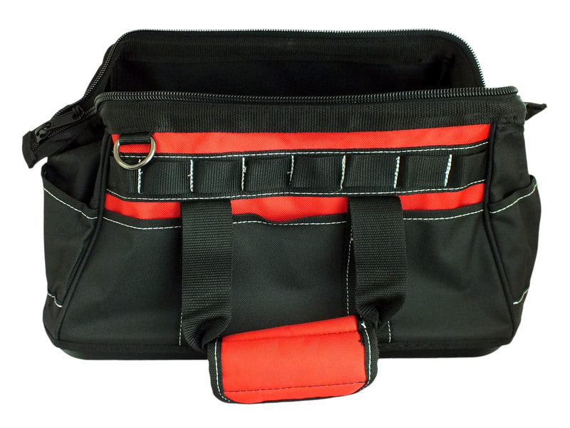 Voche Tool Bag Voche 16" Wide Opening 21 Pocket Tool Bag with Rigid Base and Shoulder Strap