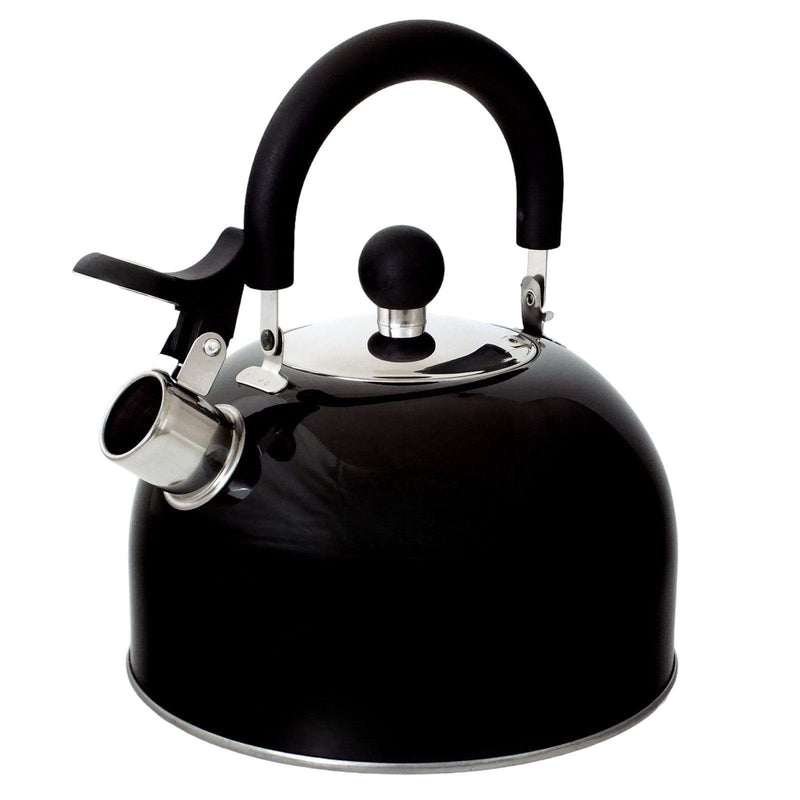 Voche Whistling Stovetop Kettle Voche 2.5L Black Stainless Steel Whistling Stovetop Kettle